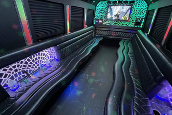 Rio Rancho Limo Bus Interior